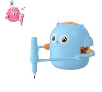 Drawing Robot for Kids, Interactive Creative Smart Art Tutor, with Voice Interaction&12 Color Pens, Magic Drawing Robot with 100 Learning Word Cards, Suitable for 5+ Year Old Boys Girls