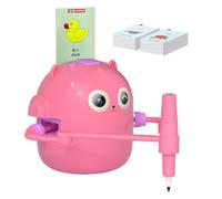 Drawing Robot For Kids, Interactive Educational Drawing Machine with Voice, Learning Word 100 Cards an Robot Draw with