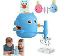 Drawing Robot for Kids, Interactive Educational Drawing Machine with Voice,Magic Drawin-g Robot with 100 Learning Word Cards and 12 Color Pens,for 5+ Year Old Boys Girls