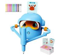 Drawing Robot for Kids - Interactive Educational Robot with 100 Learning Cards | Arts and Crafts Drawing Toy for Preschoolers, Kindergarten Students,