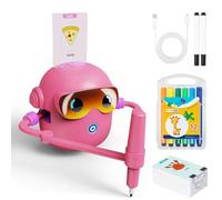 Drawing Robot for Kids - Montessori Painting Toys for 3 4 5 6 7 8 Year Old,Voice Interactive Educational Drawing Machine with 100 Cards & Music, Early Learning Educational Toy Gift for Boys Girls