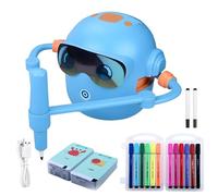 Drawing Robot For Kids | Robot Drawing Projector | Interactive Creative Smart Art Tutor, with Voice Interaction&12 Color Pens, with 100 Learning Word Cards, for 5+ Year Old Boys Girls