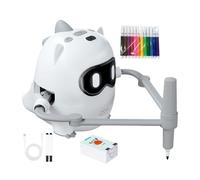 Drawing Robot - Interactive Educational Tool, Smart Art Craft Unit with Voice Guidance, Tracing and Drawing Projector for Creatives, Learning Gadget for Matern