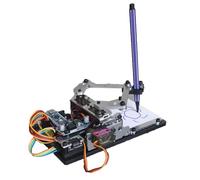 Drawing Robot Kit, DIY Pen Plotter Writing Robot, Open Source Programming Companion for Creative Painting Activities, Type-C Power Supply, Assembled by Users