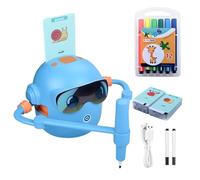 Drawing Robot Toy for Kids - Interactive Learning Machine with Voice Instructions and 100 Activity Cards, Educational Art Robot | For Boys, Girls, Travel, School Classroom, Gift