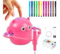 Drawing Robot with Cards, Interactive Voice Guide, Intelligent Machine for Automatic Drawing - for Preschool Boys Home School Bedroom