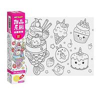 Drawing Roller for Drawing Paper, Sticky Drawing Paper, Graffiti Scroll Doodle Roll for Educational Drawing Toys, Wall Painting, , Christmas Gift