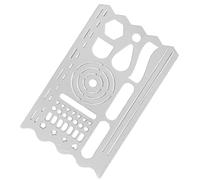 Drawing Ruler - 6.30 Inch Metal Ruler Made of Stainless Steel | Multifunction Steel Template for Designing Measurements of Artistic Geometry Drawings with a D Use
