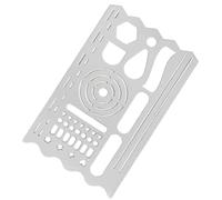 Drawing Ruler Stainless Steel - Multifunctional Metal Plate for and Architects | For Advertising Design and Hand-Drawn Poster Art with Geometric Patterns | Precise Design Tools