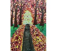 Drawing, Sketching, Painting, and Note Pad - 72 Pages, 7” x 9”: Suitable for kids and adults. Cover is an original wet paint by a budding young artist.