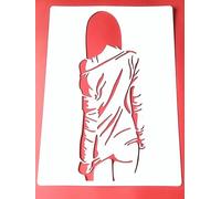 Drawing Stencils,21x29cm Classic Beauty Reusable Plastic Stencil Kit for Painting on Wood, Wall,Fabric, Rock,Canvas,Furniture Home Décor Style 3