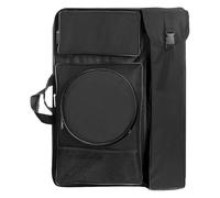 Drawing Supplies Bag | Large Capacity Black Art Backpack | Portable Art Storage for Travel | Sketch and Drawing Kit Organizer Ideal for Artists, Black, Se référer au descriptif, Refer to description