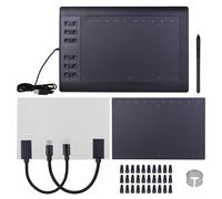 Drawing Tablet, Drawing Pad Graphics Drawing Pad Drawing for Art Painting, Animation Design, Editing Images Or Handwriting Input (Package 3)