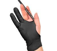 Drawing Tablet Glove - Two-Finger Anti-Touch Artist Glove, Elastic Smooth Fit for Pen and Pencil, Compatible with Left or Right Hand, Perfect for Digital Sketching, Painting, and Graphic Design