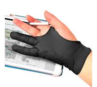 Drawing Tablet Glove - Two-Finger Anti-Touch Artist Glove, Elastic Smooth Fit for Pen and Pencil, Compatible with Left or Right Hand, Perfect for Digital Sketching, Painting, and Graphic Design