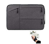 Drawing Tablet Protective Travel Case Compatible with Xp-pen Deco01 V2, Deco03, Star03, Deco Pro Small, Ugee M708, GAOMON M106K, Huion HS611 Graphics Tablet Storage Sleeve (Space Gray)