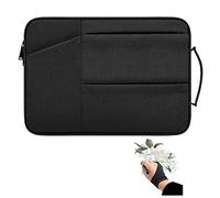 Drawing Tablet Protective Travel Case Compatible with Xp-pen Deco01 V2, Deco03, Star03, Deco Pro Small, Ugee M708, GAOMON M106K, Huion HS611 Graphics Tablet Storage Sleeve (Black)