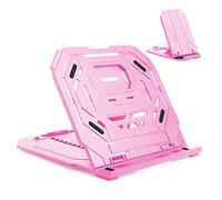Drawing Tablet Stand, Laptop Stand, Foldable Stand for Pen Tablet Display, 9 Levels Adjustable Angles with a Built-in Phone Holder, for 12-17 inch Drawing Tablet, MacBook, Laptop, iPad, Book, Phone