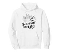 Drawing the City Urban Sketching Artist Pullover Hoodie