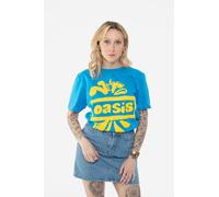 Oasis - Oasis (Drawn Logo Blue) Unisex T-Shirt [Accessory]