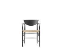 Drawn HM4 Dining Chair w. Armrests Black Oak