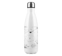 Drawn Nautical Elements Stainless Steel Bottle Benjamin Tate Design Natural One Size