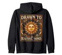 Drawn To Beautiful Things Astrology Zip Hoodie