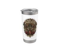 Drawn to Darkness Gothic Fashion Moth Design Spooky Vibes Stainless Steel Insulated Tumbler