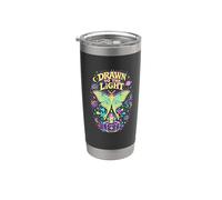 Drawn to The Light Luna Moth Stainless Steel Insulated Tumbler