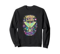 Drawn To The Light Luna Moth Sweatshirt