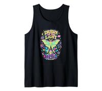Drawn to The Light Luna Moth Tank Top