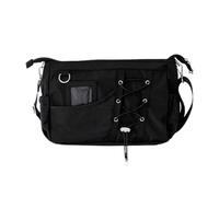 Drawschnell Crossbody Bag for Pin Display Beautiful Itabag Star Shoulder Bags Messenger Fashion Decoration Bags Drawstring Crossbody Beautiful Itabag Fashion Shoulder for Pin Display, black