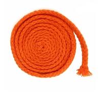 Drawstring 10M 5/7mm Cotton Cord for Bag Backpack Strap Waistband Twisted Rope Shoes Knapsack Decoration Cords DIY Sewing Craft Accessories for DIY(Orange,7MM)