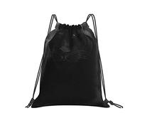 Drawstring Backpack 36x42cm, Black Leopard Panther Light Backpack Adults Girls Rucksack, For Hiking, Holidays, Men