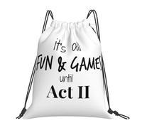 drawstring backpack Act 2 Gets Real Backpacks Multi-function Portable Drawstring Bundle Pocket Shoes Bag Book Bags For Man Woman School