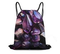 Drawstring Backpack Draw String Bags Swimming Bag Cinch Sack Gym Bags | Different Gems Drawstring Bags Large Sports String Backpack Cinch Sack Sport Gym Bags for Yoga Outdoor Sports