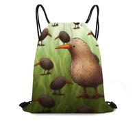 Drawstring Backpack Draw String Bags Swimming Bag Cinch Sack Gym Bags | Kiwi Bird Cute Drawstring Bags Large Sports String Backpack Cinch Sack Sport Gym Bags for Yoga Outdoor Sports