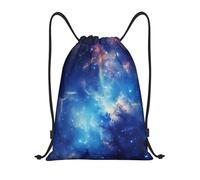 Drawstring Backpack Galaxy Nebula Galaxy Space Star Gym Sack Bag Large Adults Storage Pouch, For Men, Travel, Women, 36x42cm