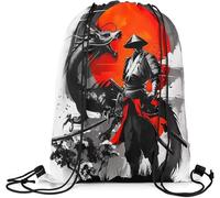 Drawstring Backpack Japanese Style Waterproof Gym Drawstring Bags