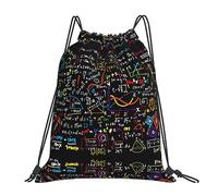 Drawstring Backpack Math Formula Print Personalised Drawstring Bag Fashion Adults Storage Pouch, For Gym, Shopping, Birthday, 36x42cm