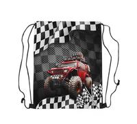 Drawstring Backpack Racing Car Design Gym Sack Backpack Versatile Gym Bag For Outside Women Men 39X46Cm