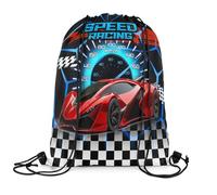 Drawstring Backpack Sports Car Racing Car Extreme Sports Unisex Drawstring Gym Bag Foldable String Bags For Gym Women Climbing 39X46Cm