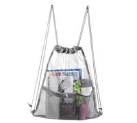 Drawstring Backpack String Backpack | Multifunction Waterproof Pack for Swim Gym Outdoors Travel Kids Sports Clothes Work Women Men Athletic Activities