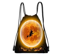 Drawstring Backpack,Trick or Treat Sack - 13X16.9 Inches Halloween Drawstring Backpack Trick or Treat Sack Candy Goodie Pouch for Party Favors