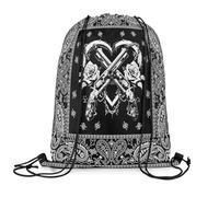 Drawstring Bag Pai-Sley Versatile String Sackpack Lightweight Gym Sackpack For Beach Swim Running