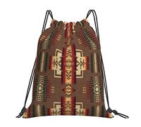 Drawstring Bags African Tribal Drawstring Gym Bag Multicolor Swimming Bag Lightweight Gym Sack For Picnic Trip Travel M