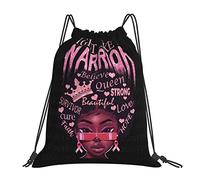 Drawstring Bags Breast Cancers African Women Drawstring Gym Bag Waterproof Swimming Bag Large Capacity Gym Sack For Picnic Swimming Shopping S