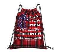 Drawstring Bags God Loves All Her Children Drawstrings Backpack Multicolor Gym Sack Large Capacity Swimming Bag For Swimming Shopping Running S