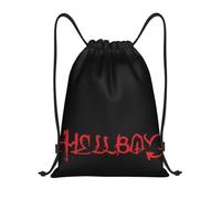 Drawstring Bags Hellboy Lil-Peep Drawstring Backpack Waterproof Swimming Bag Storage Gym Sack For Gym Travel Traveling