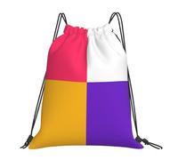 Drawstring Bags Omnisexual Pride Flag Drawstrings Backpack Machine Washable Drawstring Gym Bag Large Capacity Swimming Bag For Party Running Swimming S